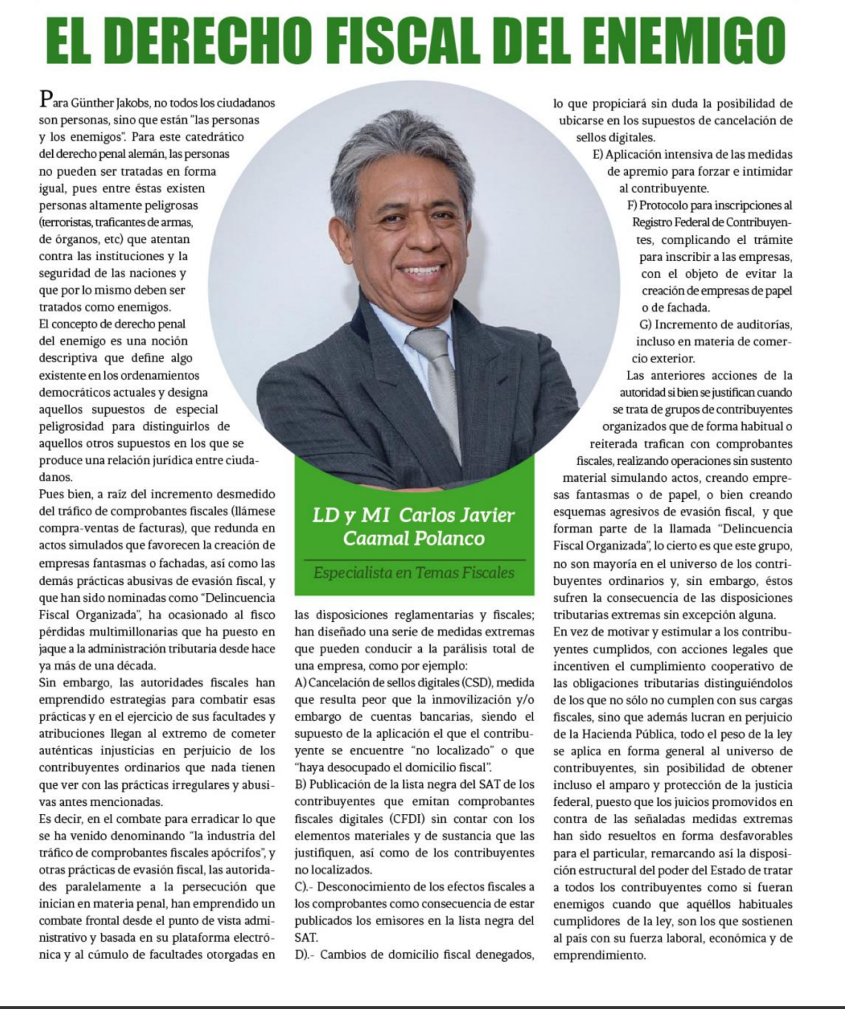 Revista la Vieja Guardia Diciembre